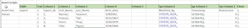 Insert Mulitple Records into SQL Database Using Excel Template